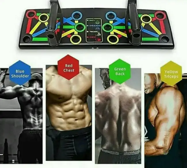 9 In 1 Push Up Board Multi Functional Body Building Fitness Exercise