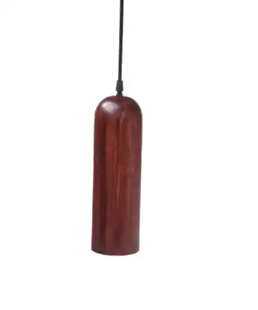 Wooden Hanging Lamp Pendant Lamp with Filament Blub original Wood Lamp