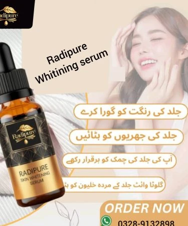 Radipure 5 in 1 Skin Whitening and Glowing Serum Bottle