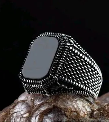 Stylish Men's Ring in Silver - Khareedo/Kharedo