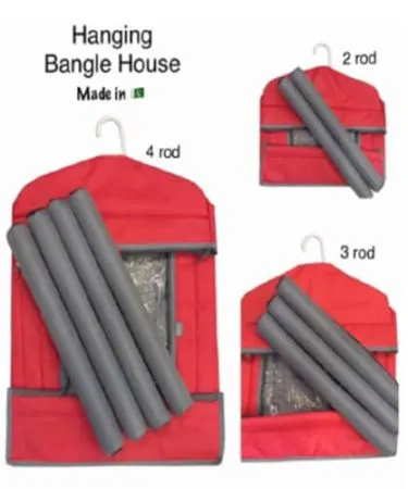 Sardar Collections Bangle Storage House – Multiple Sizes Available with Detachable Rods and Hanger