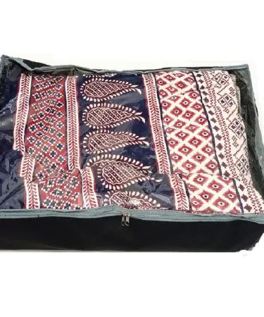 `Sardar Collection Under Bed Storage Bag in various sizes, neatly organized under a bed.