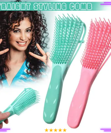 Painless Detangling Brush for Curly and Wavy Hair - Khareedo/Kharedo Pakistan