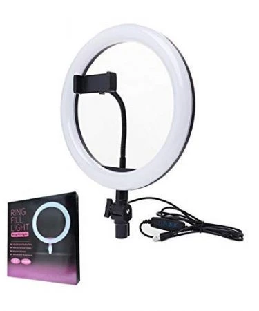 Makeup Ring Lights 10" Portable LED Selfie Lights (26cm) for Camera