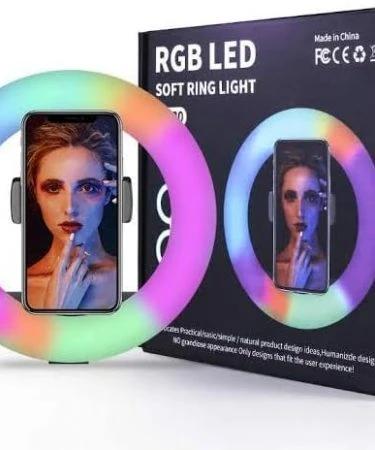 MJ-36 RGB LED Soft Ring Ligh RGB LED Soft Ring light | MJ36 RGB Soft Ring LIght (36 cm 14.1 inc) Circle Photography Lighting 16 Colour Led RGB Ring Light
