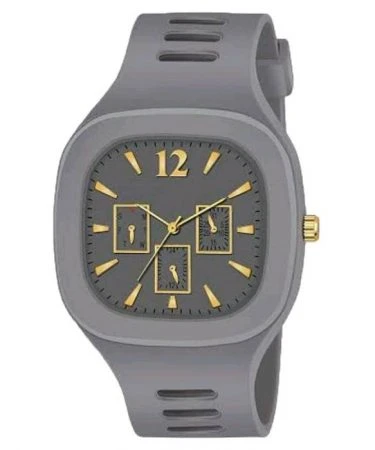 Stylish Men's Silicon Analog Watch - Available Now on Khareedo/Kharedo