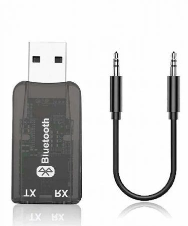 Car Bluetooth Receiver Transmitter V5.0 Mini 3.5mm AUX USB Audio Adapter Wireless Auto Stereo Music For Speaker TV PC headphone BT-TX5