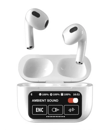A10 PRO Touch Screen Anc/Enc Wireless in-Ear Headphone Bluetooth 2024 New Anc+Double Mic Enc Headset Trend LED Touch Screen Tws Earbuds Wireless Sport Earphones Five Sound Effects Headphone A10 PRO Anc Headset LED Earbuds Wireless Tws in-Ear Earphone