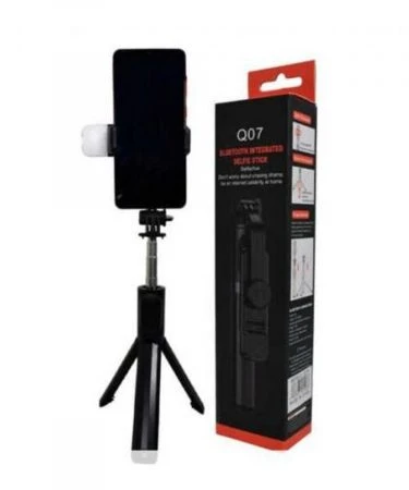 Q07 100 (cm) Bluetooth Integrated Selfie Stick with Bluetooth Remote Control