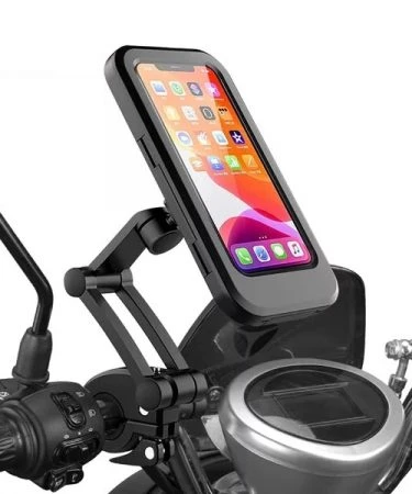 Bike Handlebar Waterproof Case Phone Holder Full Touch | waterproof case for phone holder L-605