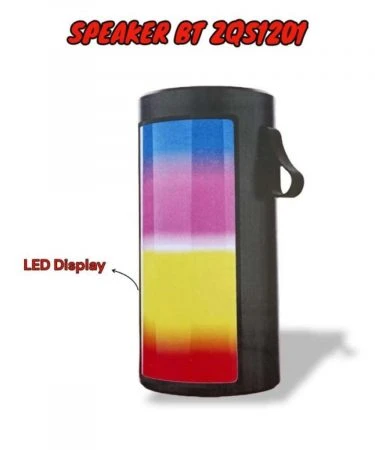 NEW MUSIC SPEAKER ZQS-1201 Linkbits High Power Bluetooth Wireless Speaker Portable Speaker ZQS1201 Wireless Super Bass with Led Light Function | Bluetooth speaker / radio / USB / TF Card