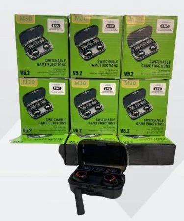 M30 Pro True Wireless Bluetooth 5.2 Earbuds HiFi Stereo Sound Bluetooth Headphones CVC8.0 Noise Cancelling Wireless Headsets - M30 TWS Wireless Earbuds