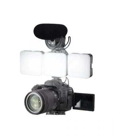 49 LED Beads Video Light with Adjustable Tripod Stand / Color Filters