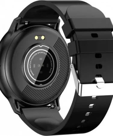 Dafit ZL02D Smartwatch - Black - Showing Display and Features