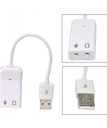 7.1 channel USB external sound card audio adapter with mic and 3.5mm microphone earphone socket 2.0 speaker virtual 3D support - 7.1-Channel External USB2.0 Audio Sound Card Adapter USB Sound Card for Laptop PC Suitable headsets