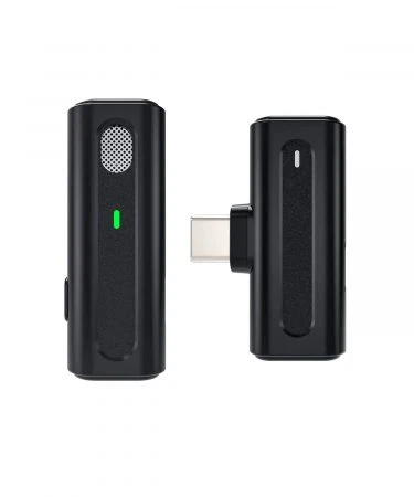 Type-C/Lightning Connection Professional Lavalier Lapel Clip-on Microphone Compatible for Iphone/Type-C Ports - M9 Wireless Lavalier Microphone Professional Noise Reduction Portable Mic YouTube Streaming Vlog Live Interview for iPhone