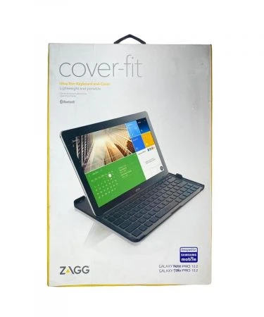 Best Wireless BT keyboard for Android Mobile / Tablet / Lcd / Pc  ZAGG cover-fit keyboard for 12.2 Inch Tablet Built-In Stand – universal Device Pairing Support