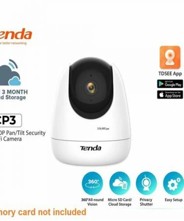 Tenda CP3 Camera Super HD 1080P Security Pan/Tilt Camera