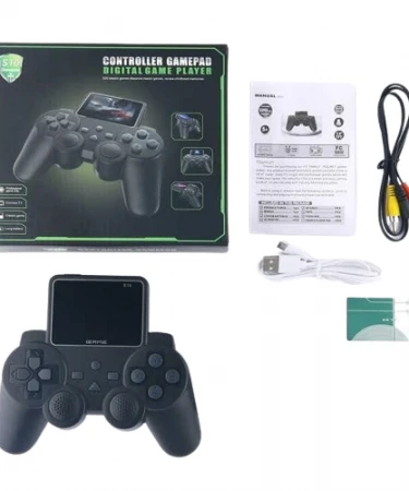 Classic S10 Controller Gamepad Digital Game Player - S-10 Controller Gamepad With Digital Game Player -Gamepad: Elevate Your Gaming Experience with Built-in HD Color Screen and 520 Classic Games for Ultimate Entertainment on-the-Go