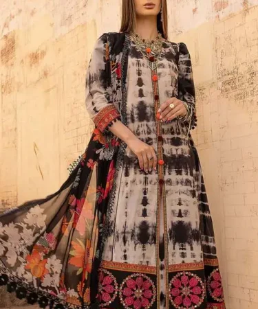 best for mid summer*3 pcs Lawn Printed Suit best in summers*with Color Guarantee*FEEL COOL AFTER WEAR IT*EYE CHATCHING COLOUR FOR SUMMER*FABRIC GRANTEE AFTER WASH* Lightweight & Breathable Fabric**