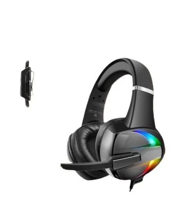 Beexcellent GM7 Gaming Headset - 7.1 Surround Sound - 50MM Drivers - Built-In Volume Control - Connect with 3.5mm & USB For Lighting | For PC  Laptop