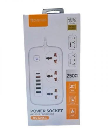 Good Charging Extension Smart Power Strip 10A-250V 2500W Extension Socket Multiple Socket