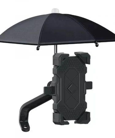 motorcycle mobile phone holder (with umbrella) rain