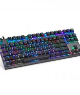 87 Key Metal Rim Wired Mechanical Gaming Keyboard