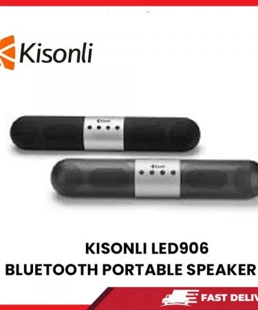 kisonli LED-906 long size support usb flash memory portable wireless TWS BT speaker with fm Kisonli LED 906 woofers bt sound system speaker