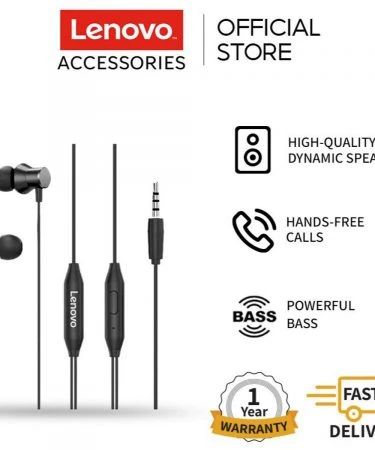 Lenovo HF130 Wired in Ear Earphone with Deep Base