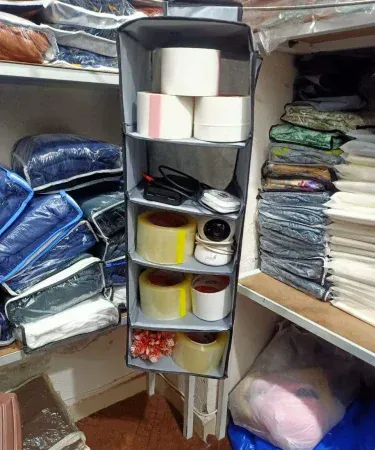 5-Layer Folding Non-Woven Fabric Closet Organizer