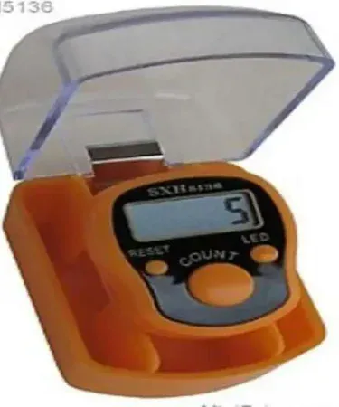 Multi-color Digital Finger Counter (Digital Tasbeeh) Ring with 5-digit LCD display for prayer counting, available at Khareedo Kharedo Pakistan