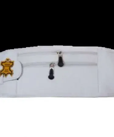 Ahram Belt White Large adjustable non-slip for Hajj and Umrah pilgrimage with plastic buckles