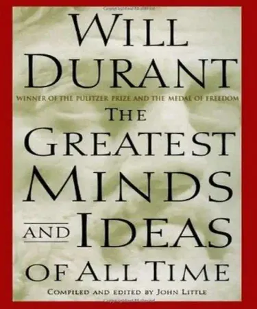 The Greatest Minds and Ideas of All Time by Will Durant book cover, English best seller, available in Pakistan via Khareedo/Kharedo with Check on Delivery