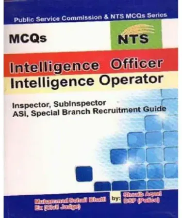 Intelligence Officer Intelligence Operator book by M Sohail Bhatti, English language best-seller, available on Khareedo|Kharedo Pakistan with cash on delivery service