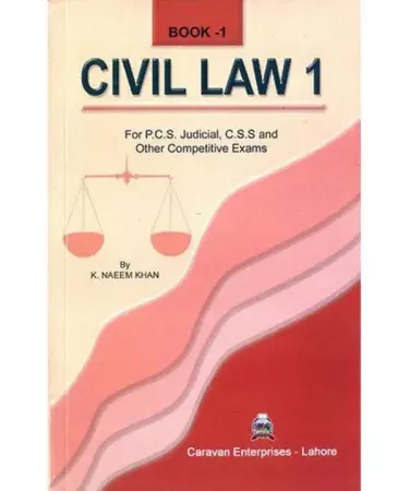 Civil Law 1 By Carvan English textbook, law book for students and professionals, Naveed Traders best seller, Khareedo Kharedo online store Pakistan, legal studies reference book