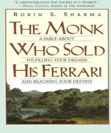 The Monk Who Sold His Ferrari by Robin S. Sharma book cover, self-help and inspirational English novel for personal development, available on Khareedo Kharedo Pakistan with open package delivery