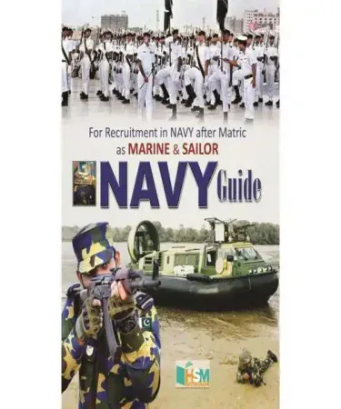 Navy Guide book by HSM Publication for Pakistan Navy recruitment of Sailors and Marines after matriculation in Pakistan