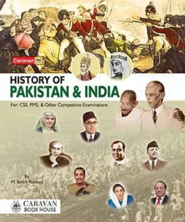 History of Pakistan and India by Carvan English book cover, best seller academic resource from Naveed Traders available on Khareedo with Check on Delivery