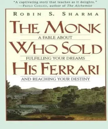 The Monk Who Sold His Ferrari by Robin S. Sharma book cover, self-help and inspirational English novel for personal development, available on Khareedo Kharedo Pakistan with open package delivery