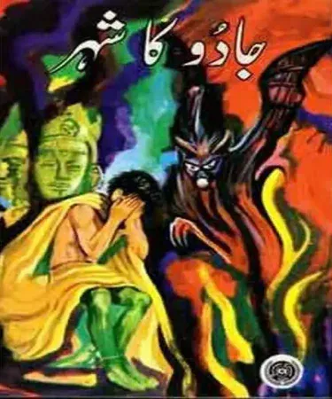 Jado Ka Shehar (جادو کا شہر) hardcover book by Maqbool Jahangir, published by Feroz sons, Urdu literature, 192 pages.