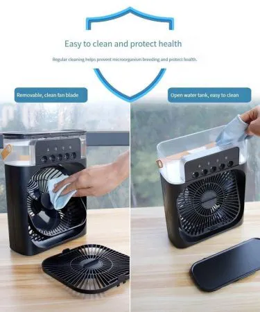 Portable mist fan