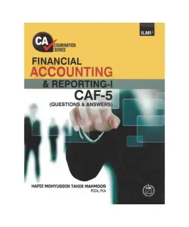 CAF-5 Introduction to Accounting & Reporting-I Questions & Answers study guide book cover by Naveed Traders, best seller for accounting exam preparation in Pakistan