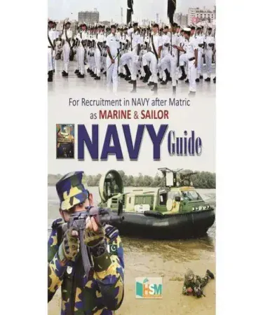 Navy Guide book by HSM Publication for Pakistan Navy recruitment of Sailors and Marines after matriculation in Pakistan