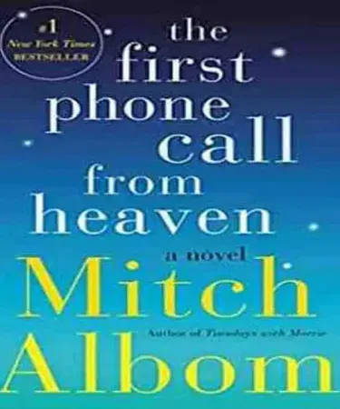The First Phone Call from Heaven book cover by Mitch Albom, inspirational fiction novel, buy online Pakistan with Khareedo Check on Delivery service.