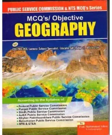 MCQs Objective Geography By M Sohail Bhatti book for competitive exams, English language, best seller, available on Khareedo Kharedo Pakistan with check on delivery.