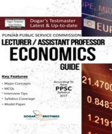 Lecturer Assistant Professor Economics Guide PPSC Exam Preparation Book English