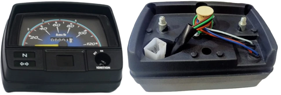 Genuine Analog Bike Speedometer & Odometer Assembly – Compatible with Honda CD 70cc & Similar Chinese Motorcycles