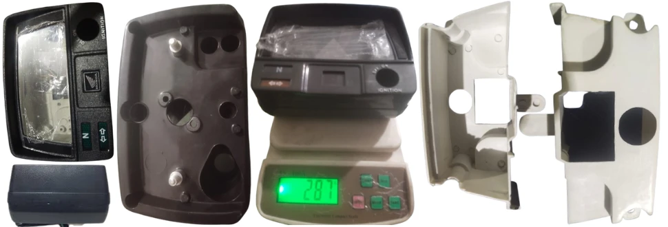 Genuine Honda CD-70 Motorcycle Speedometer Body Cover - Durable Bike Meter Outer Casing Shell with Monograms
