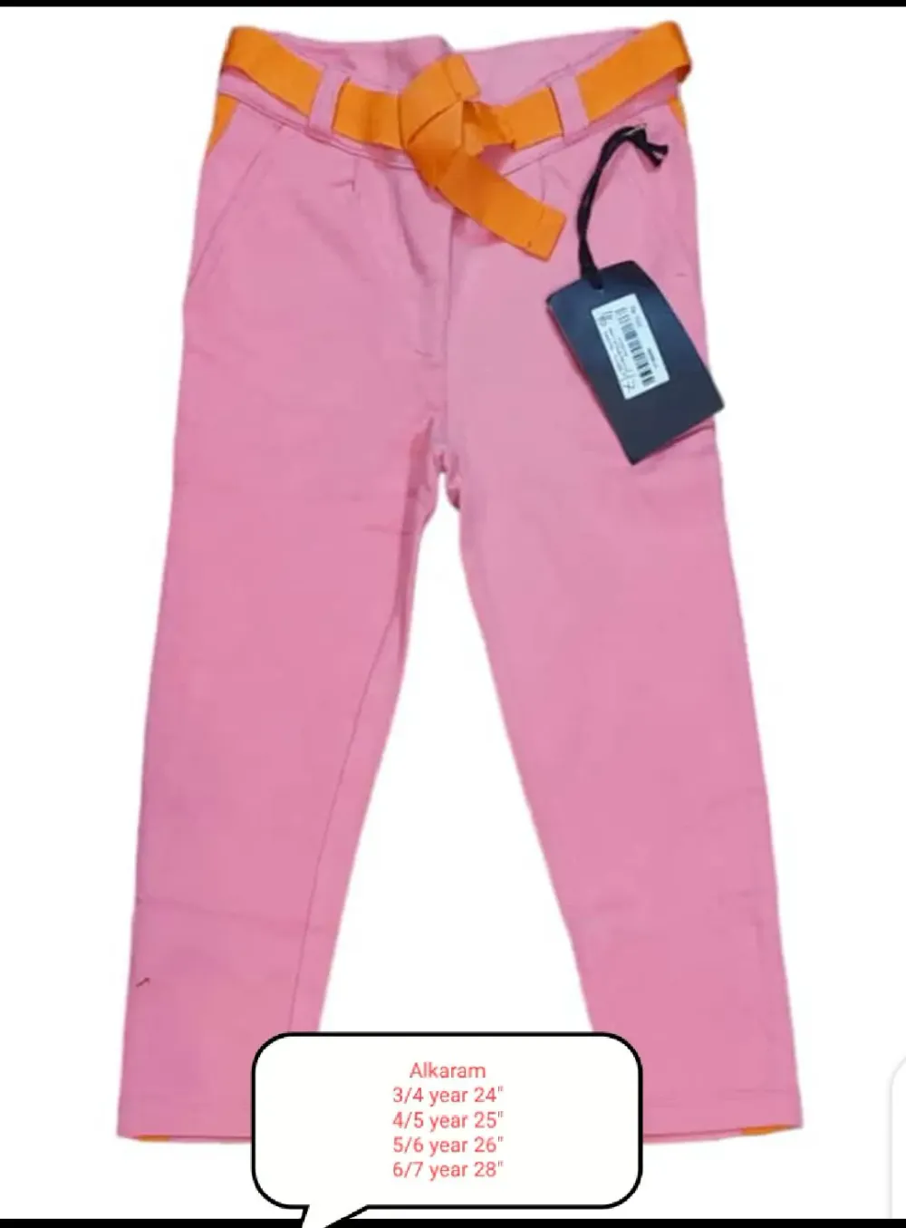 Winter Pink Baby Trouser